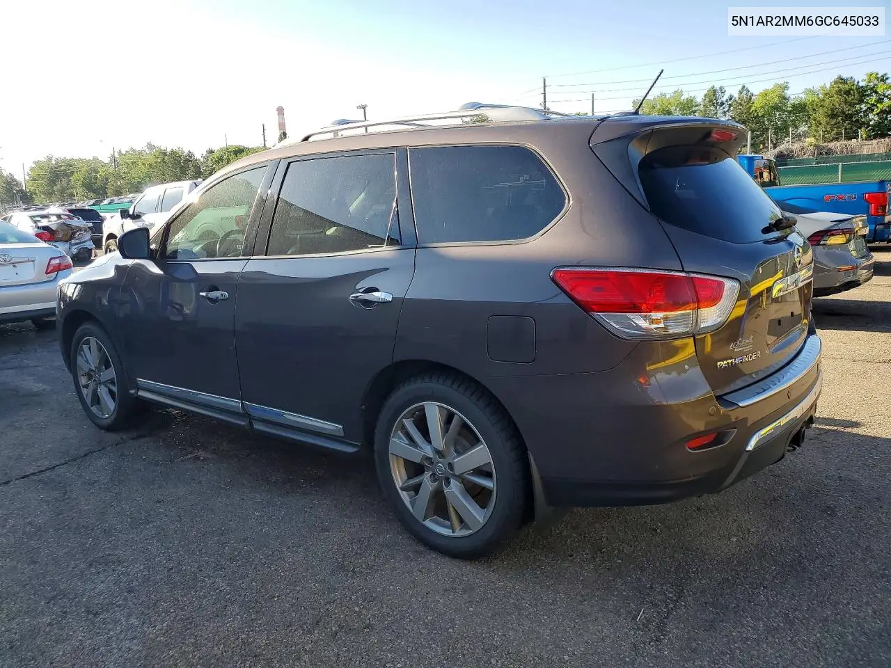 2016 Nissan Pathfinder Platinum VIN: 5N1AR2MM6GC645033 Lot: 56403966