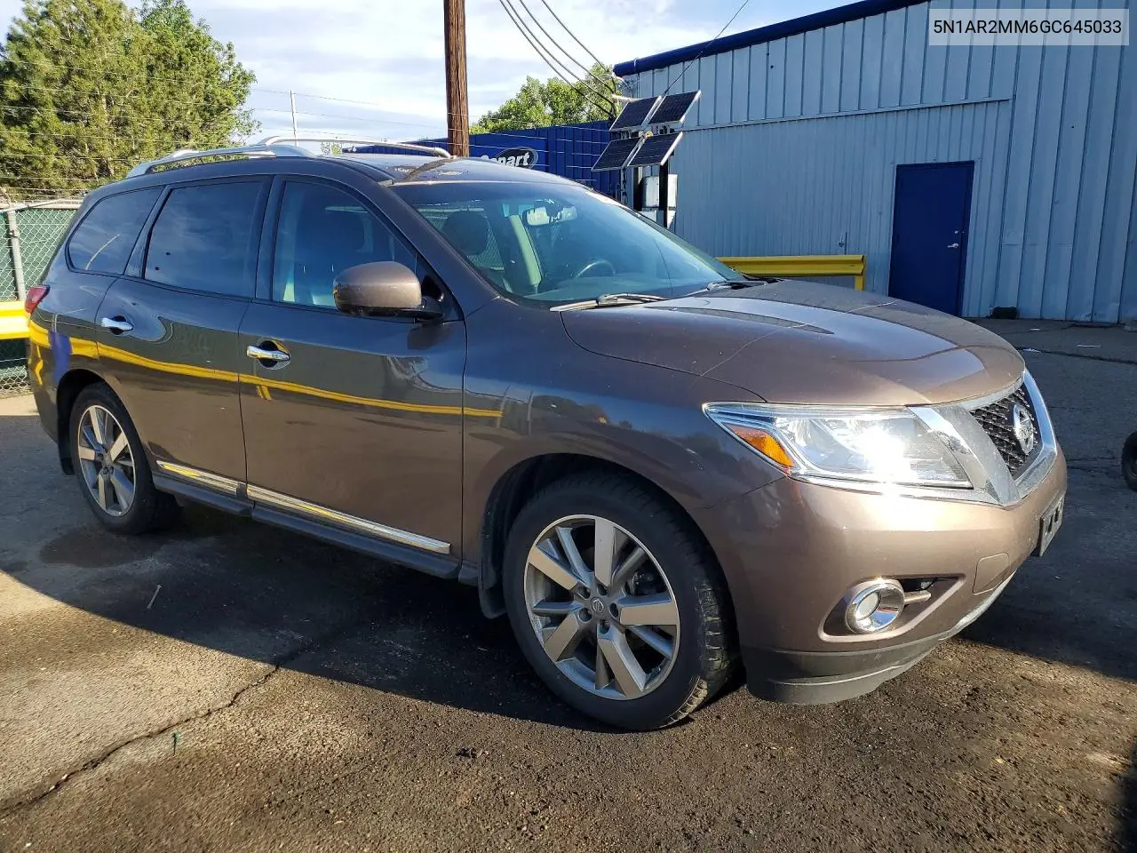 2016 Nissan Pathfinder Platinum VIN: 5N1AR2MM6GC645033 Lot: 56403966