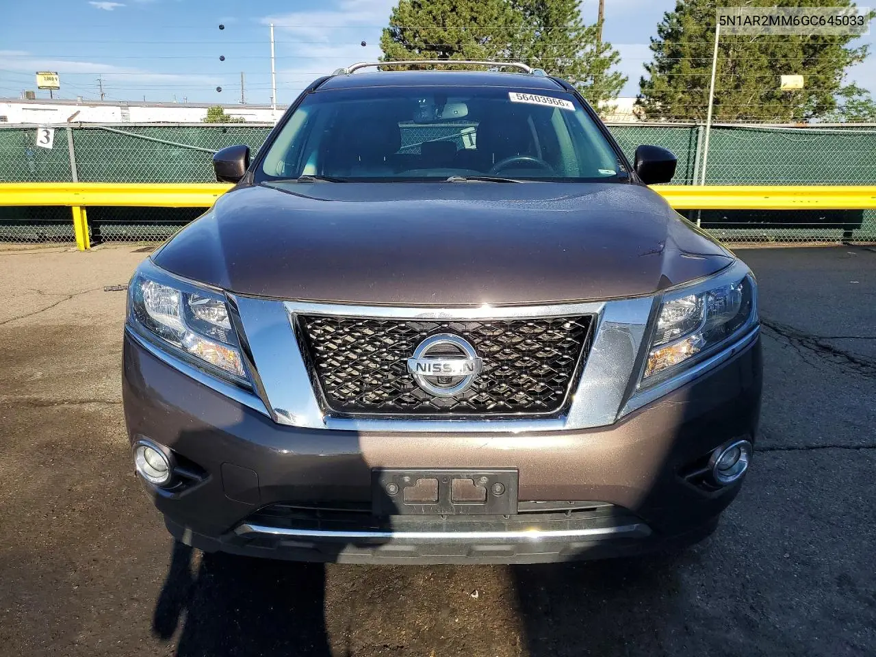 2016 Nissan Pathfinder Platinum VIN: 5N1AR2MM6GC645033 Lot: 56403966