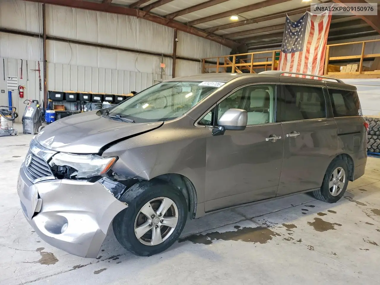 2016 Nissan Quest 3.5 Sv VIN: JN8AE2KP8G9150976 Lot: 57431726