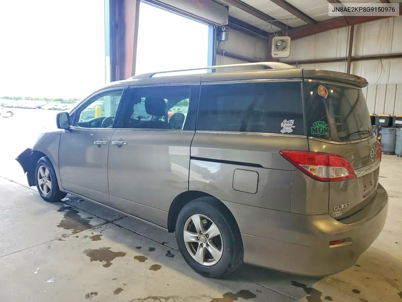 2016 Nissan Quest 3.5 Sv VIN: JN8AE2KP8G9150976 Lot: 57431726