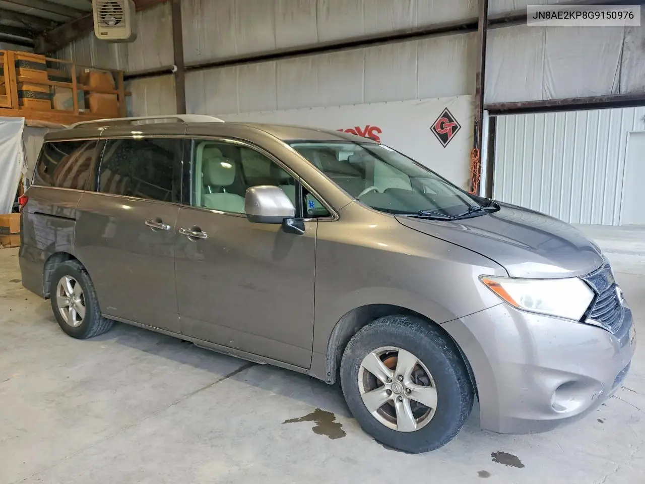 2016 Nissan Quest 3.5 Sv VIN: JN8AE2KP8G9150976 Lot: 57431726