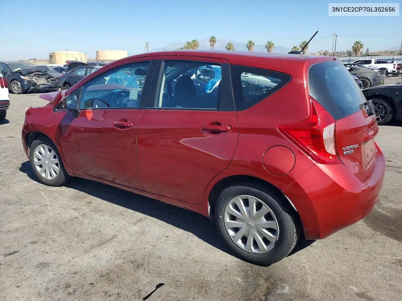2016 Nissan Versa Note Sv VIN: 3N1CE2CP7GL352656 Lot: 57490196