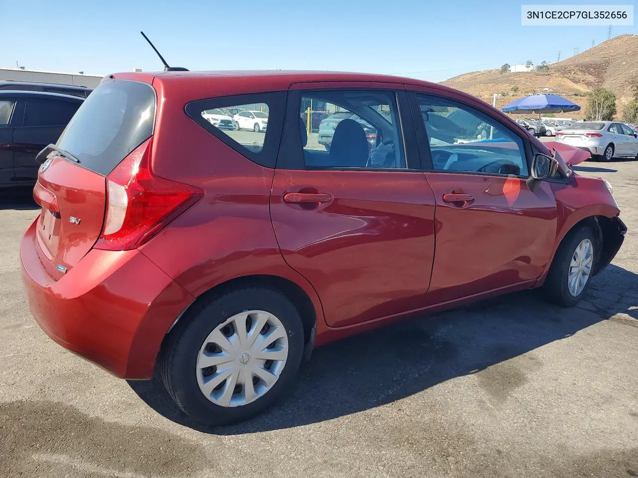 2016 Nissan Versa Note Sv VIN: 3N1CE2CP7GL352656 Lot: 57490196
