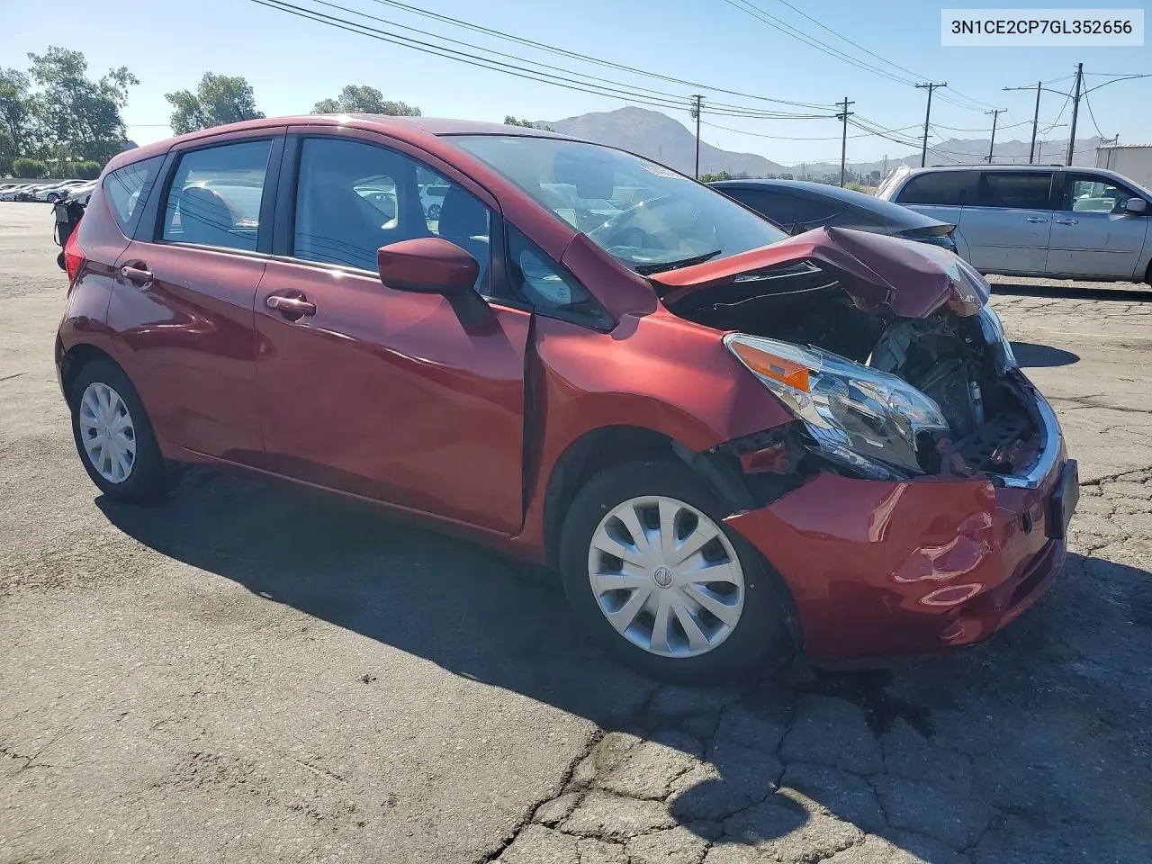 2016 Nissan Versa Note Sv VIN: 3N1CE2CP7GL352656 Lot: 57490196