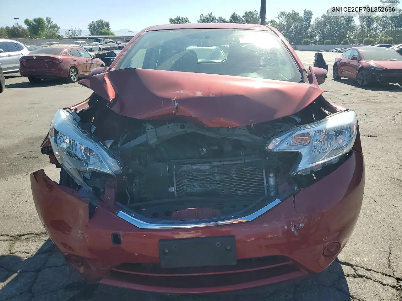 2016 Nissan Versa Note Sv VIN: 3N1CE2CP7GL352656 Lot: 57490196