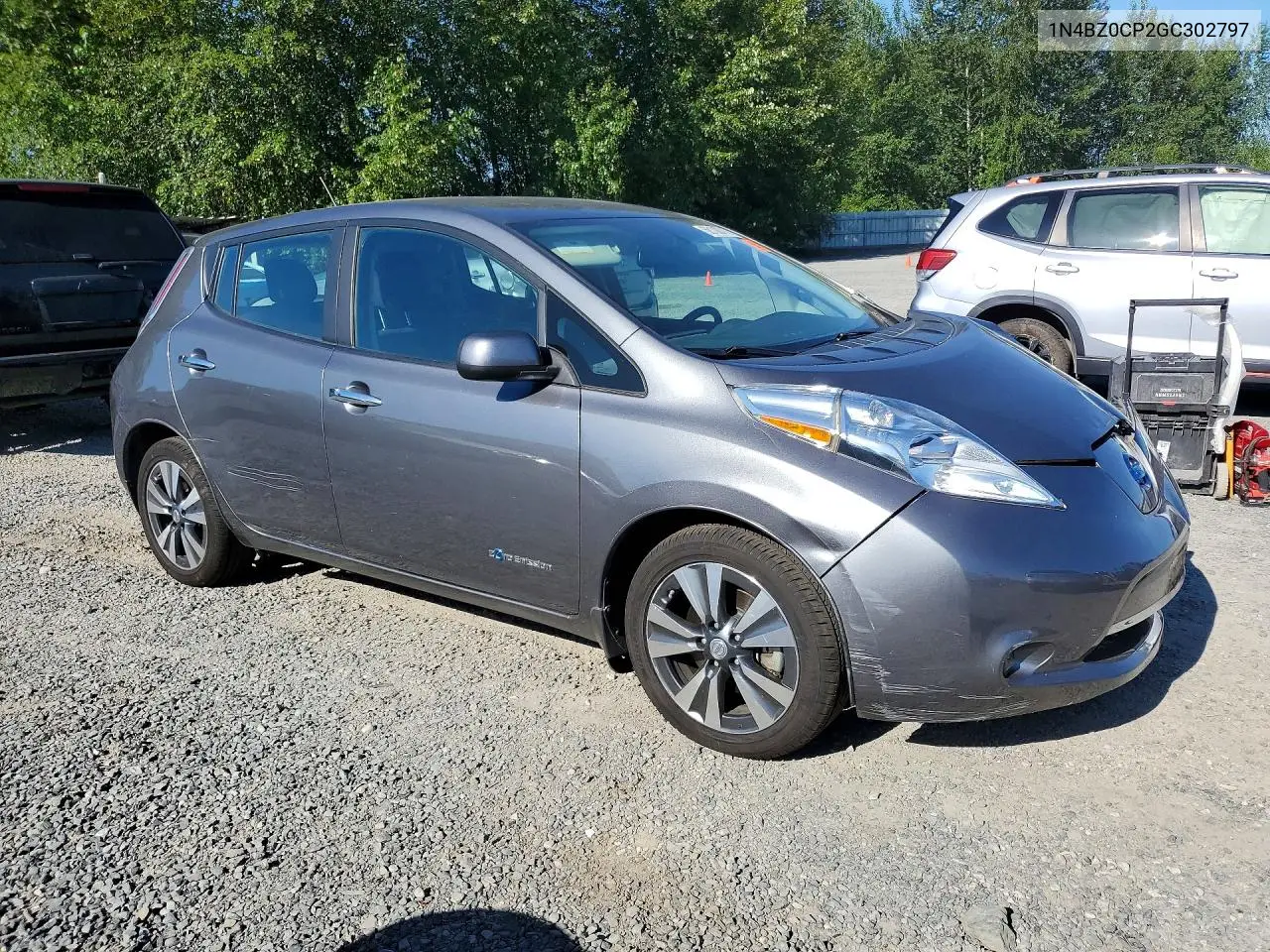 2016 Nissan Leaf Sv VIN: 1N4BZ0CP2GC302797 Lot: 58108716