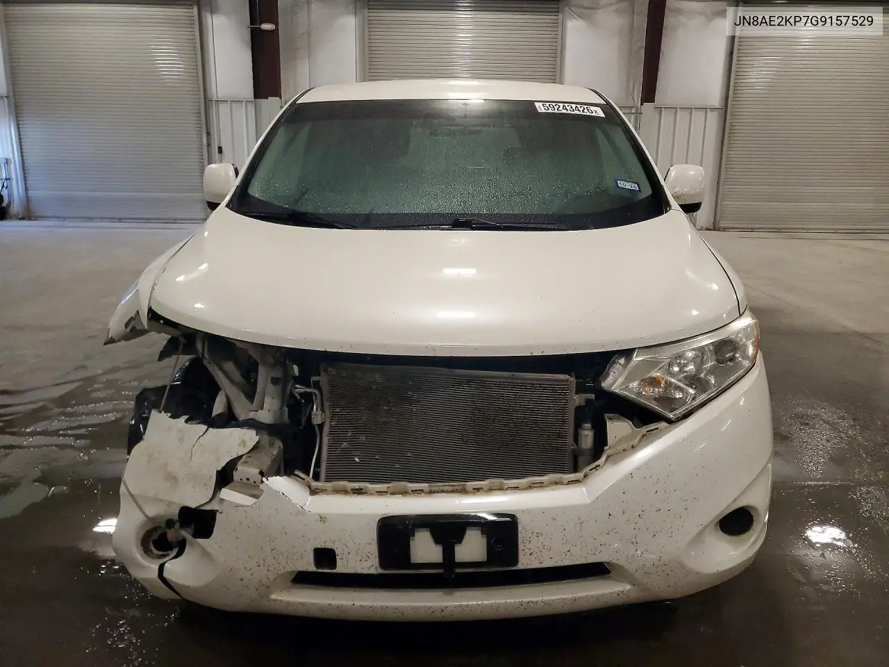 2016 Nissan Quest 3.5 S VIN: JN8AE2KP7G9157529 Lot: 59243426