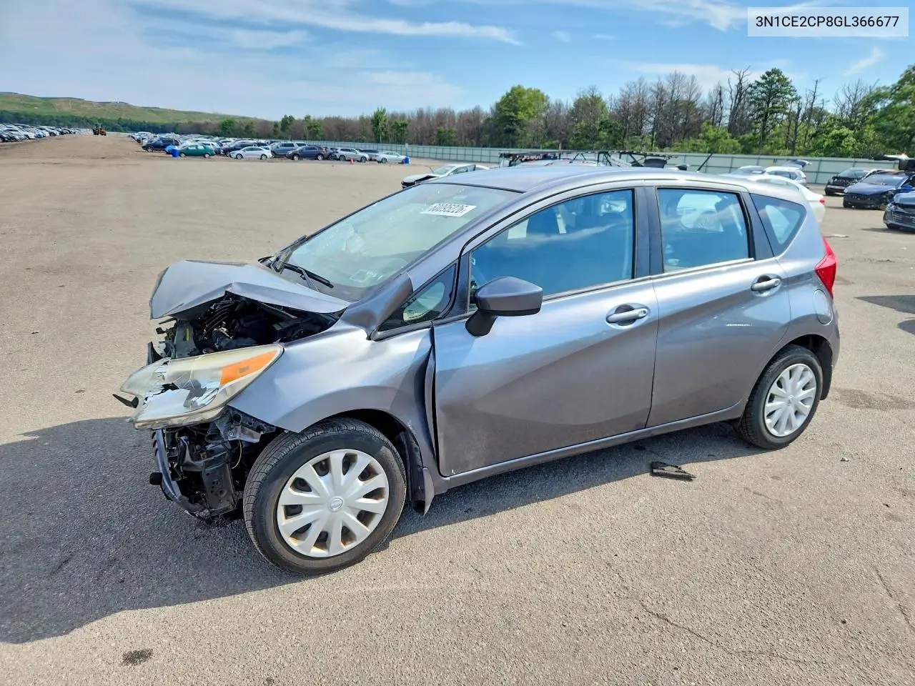 2016 Nissan Versa Note S Plus VIN: 3N1CE2CP8GL366677 Lot: 60095226