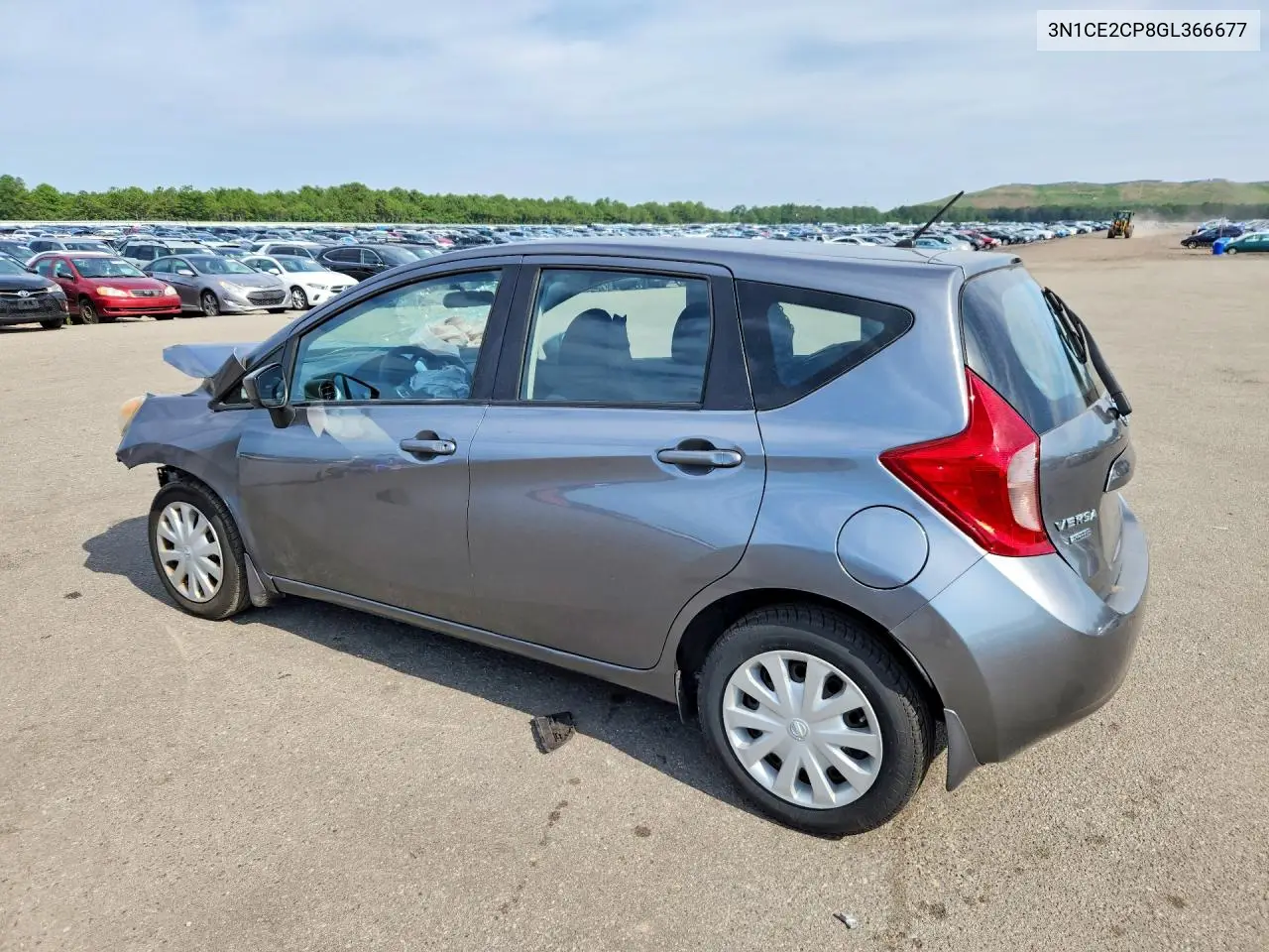 2016 Nissan Versa Note S Plus VIN: 3N1CE2CP8GL366677 Lot: 60095226