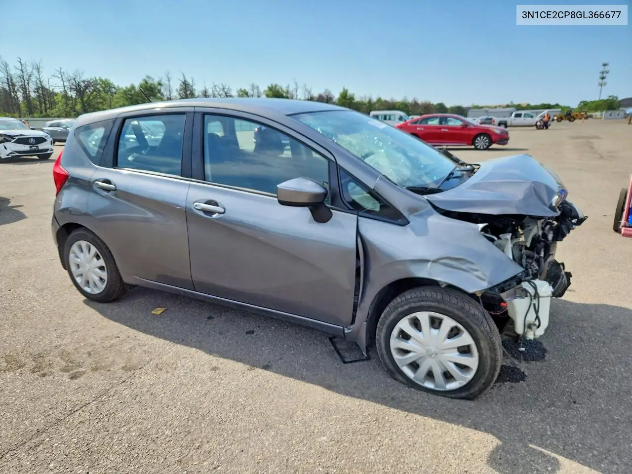 2016 Nissan Versa Note S Plus VIN: 3N1CE2CP8GL366677 Lot: 60095226