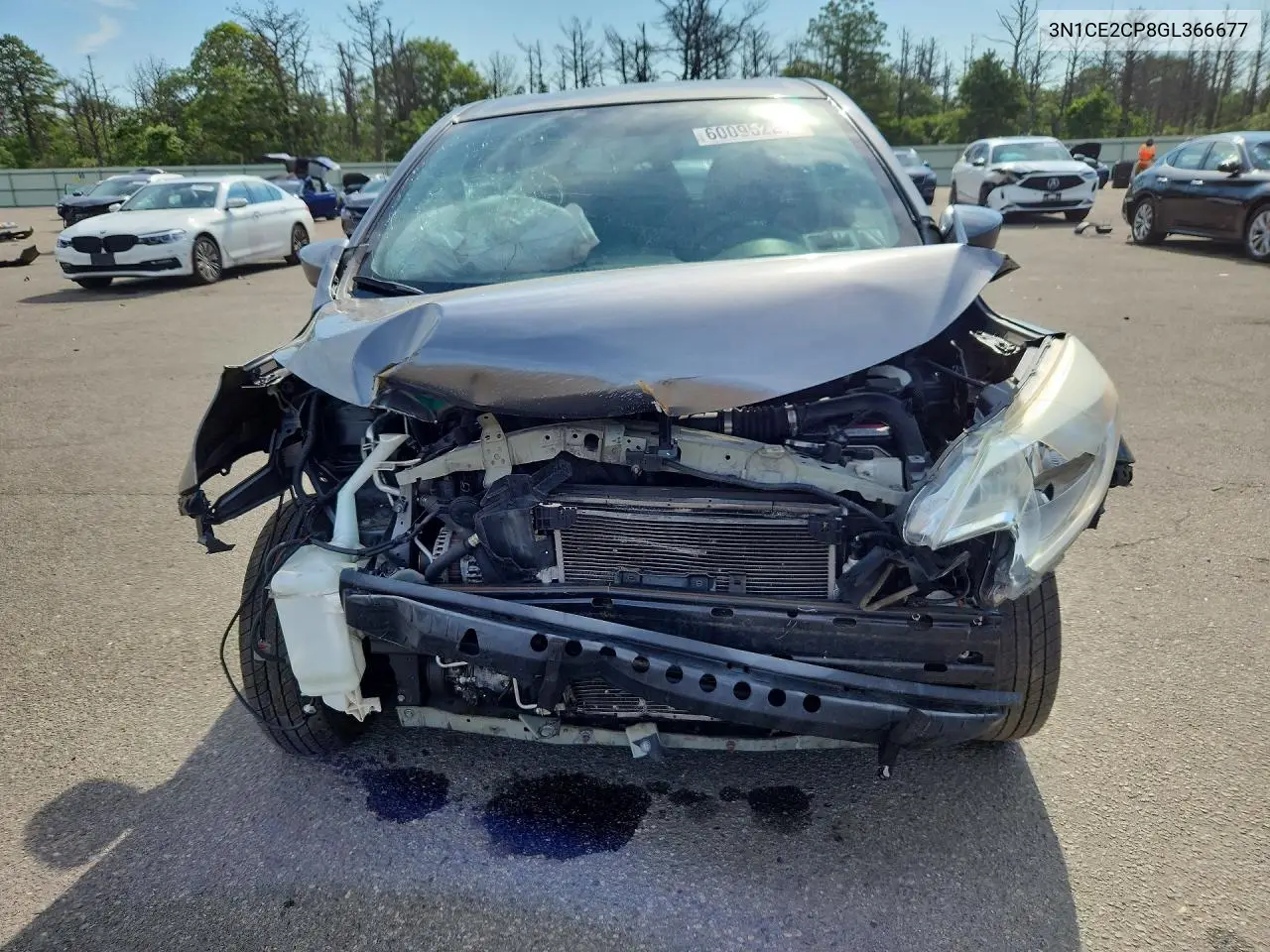 2016 Nissan Versa Note S Plus VIN: 3N1CE2CP8GL366677 Lot: 60095226