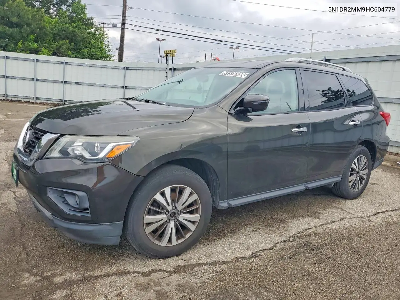 2017 Nissan Pathfinder Sv VIN: 5N1DR2MM9HC604779 Lot: 51375006