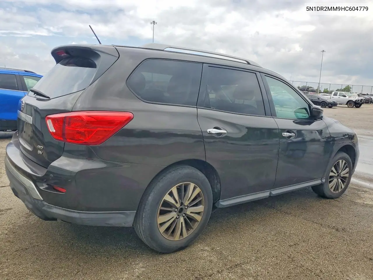 2017 Nissan Pathfinder Sv VIN: 5N1DR2MM9HC604779 Lot: 51375006