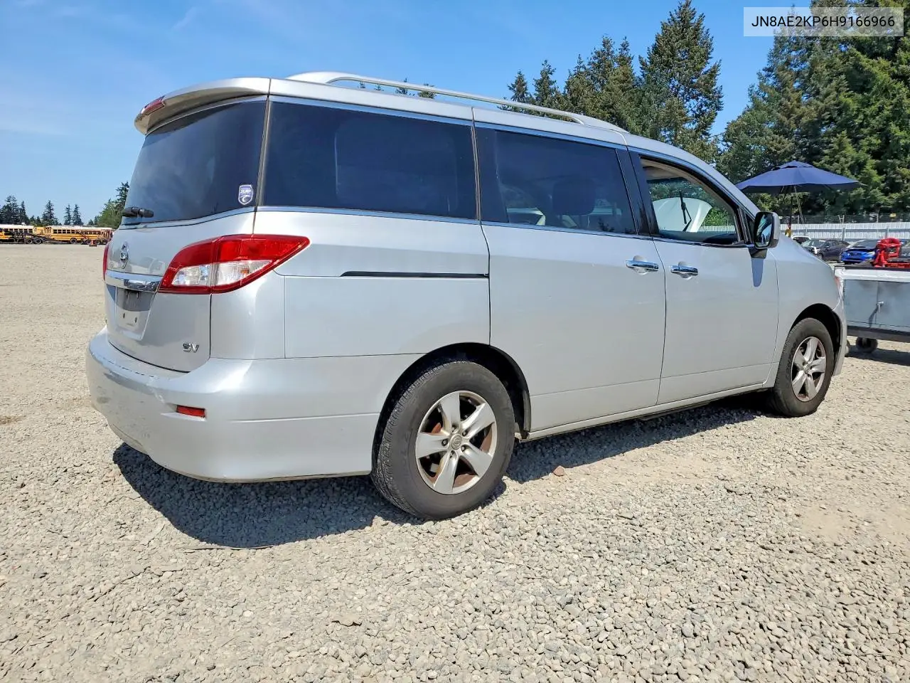 2017 Nissan Quest Sv VIN: JN8AE2KP6H9166966 Lot: 52463716