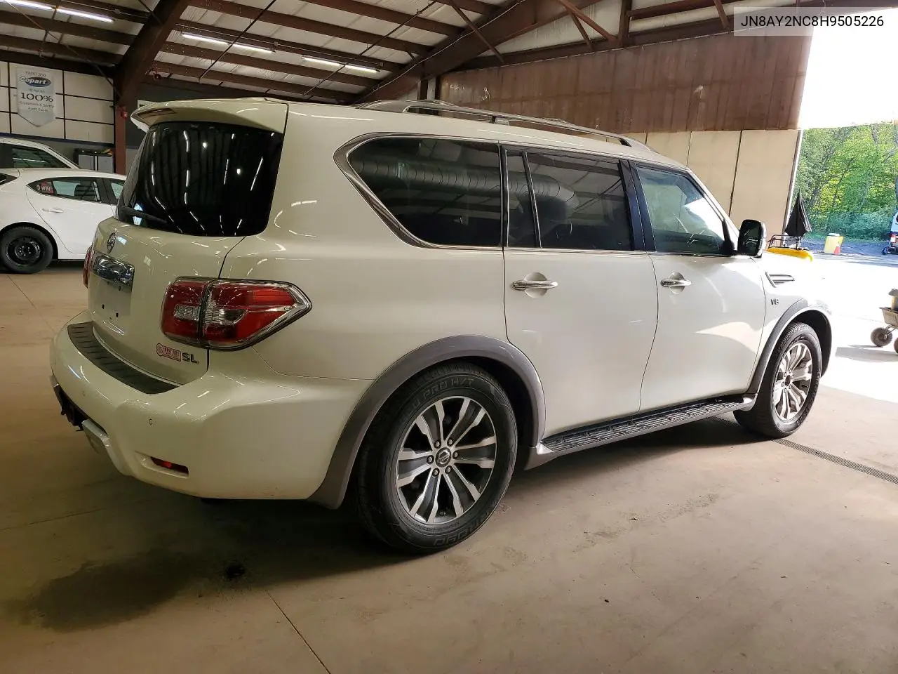 2017 Nissan Armada Sl VIN: JN8AY2NC8H9505226 Lot: 53017566