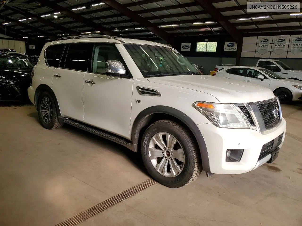 2017 Nissan Armada Sl VIN: JN8AY2NC8H9505226 Lot: 53017566