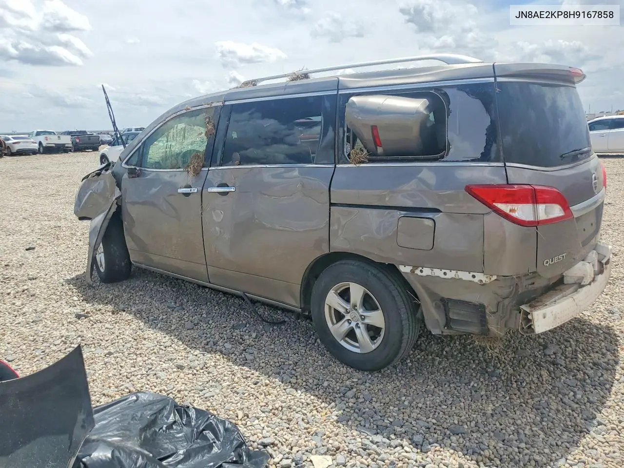 2017 Nissan Quest Sv VIN: JN8AE2KP8H9167858 Lot: 54561596