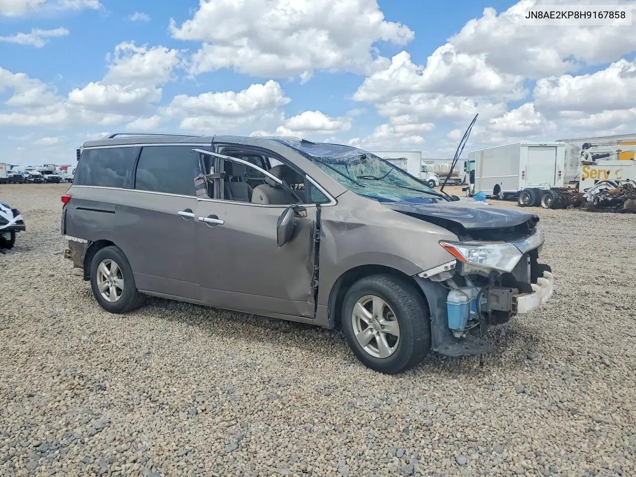 2017 Nissan Quest Sv VIN: JN8AE2KP8H9167858 Lot: 54561596