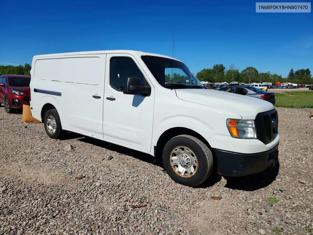 2017 Nissan Nv 2500 Hd Sv VIN: 1N6BF0KY8HN807470 Lot: 54678896