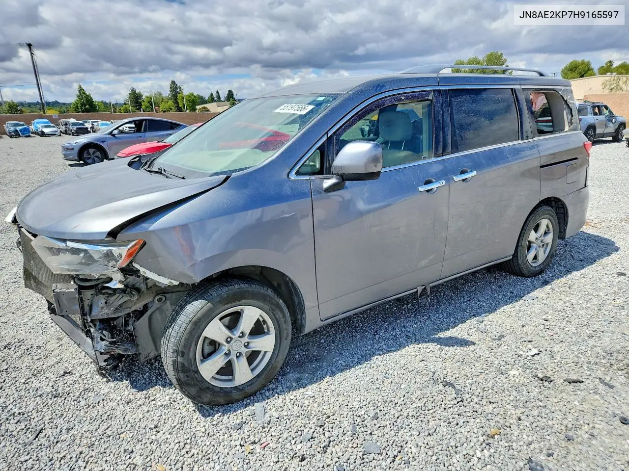 2017 Nissan Quest Sv VIN: JN8AE2KP7H9165597 Lot: 55197566