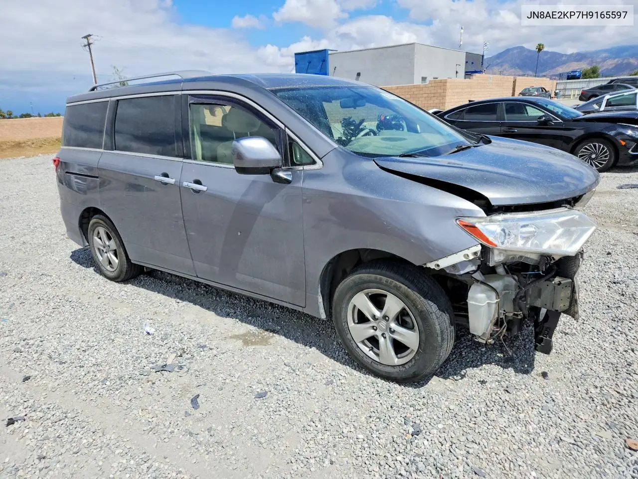 2017 Nissan Quest Sv VIN: JN8AE2KP7H9165597 Lot: 55197566