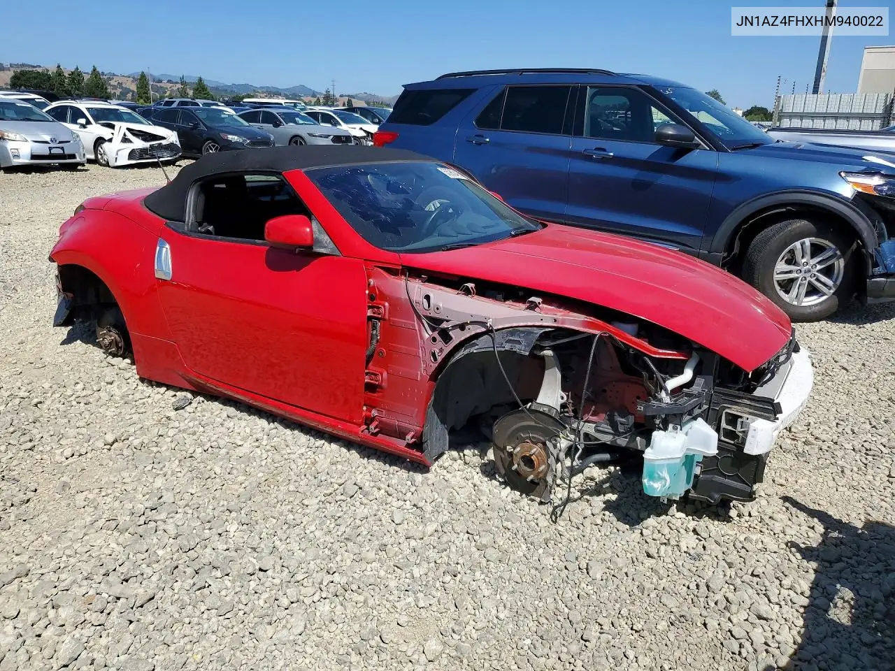 2017 Nissan 370Z Roadster VIN: JN1AZ4FHXHM940022 Lot: 55963496