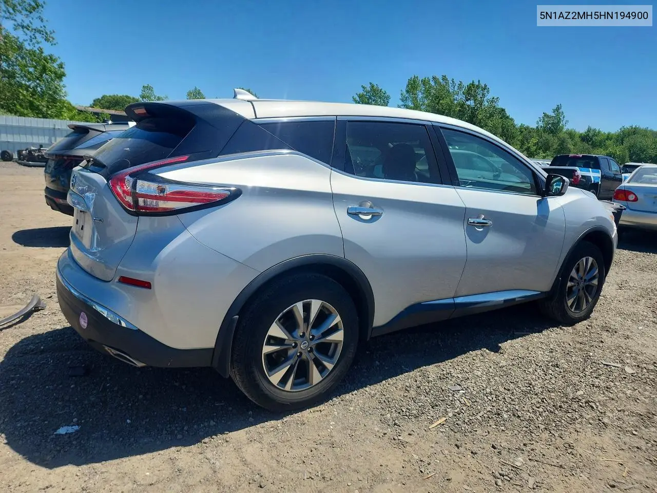 2017 Nissan Murano S VIN: 5N1AZ2MH5HN194900 Lot: 56024286
