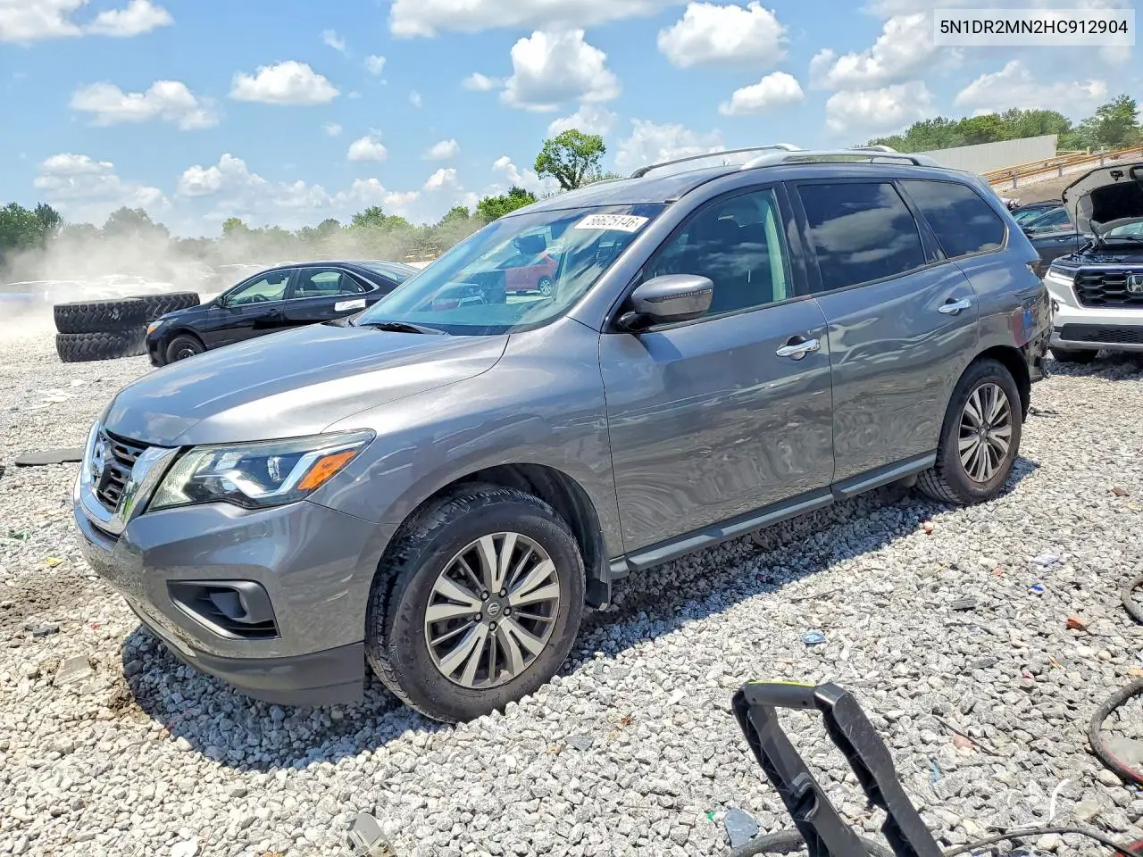 2017 Nissan Pathfinder S VIN: 5N1DR2MN2HC912904 Lot: 56625146