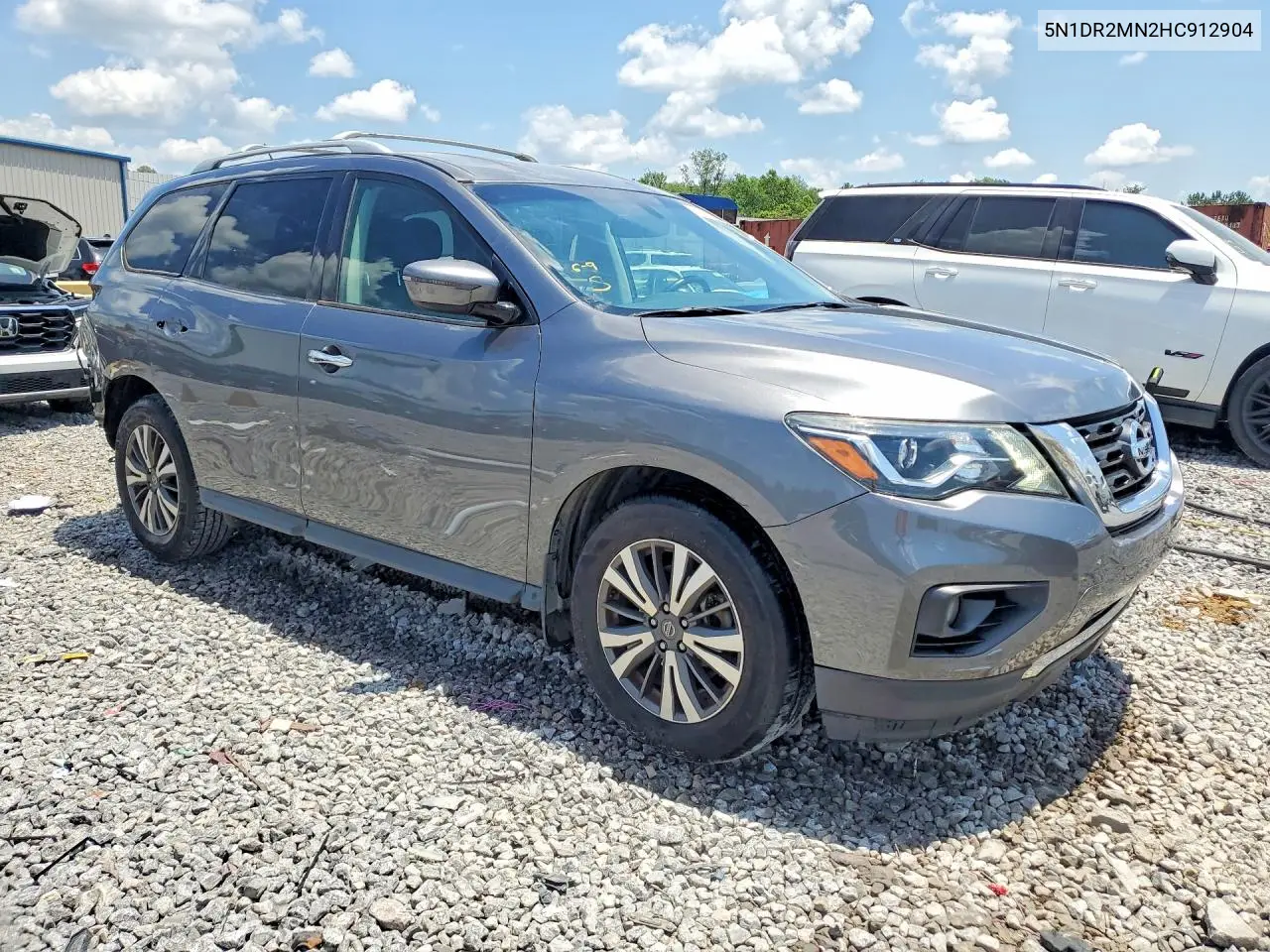 2017 Nissan Pathfinder S VIN: 5N1DR2MN2HC912904 Lot: 56625146