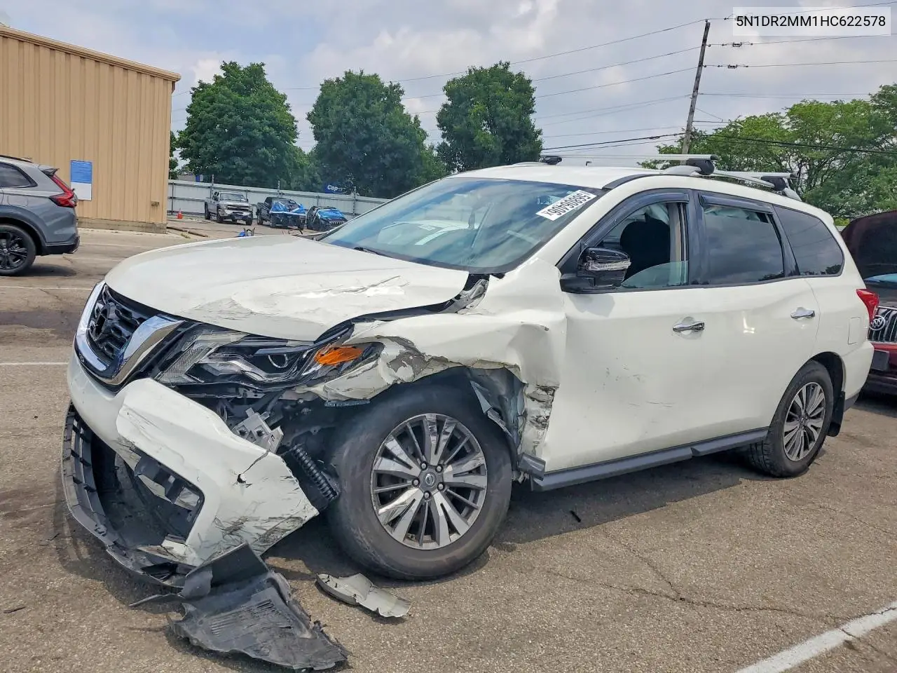 2017 Nissan Pathfinder S VIN: 5N1DR2MM1HC622578 Lot: 56806406