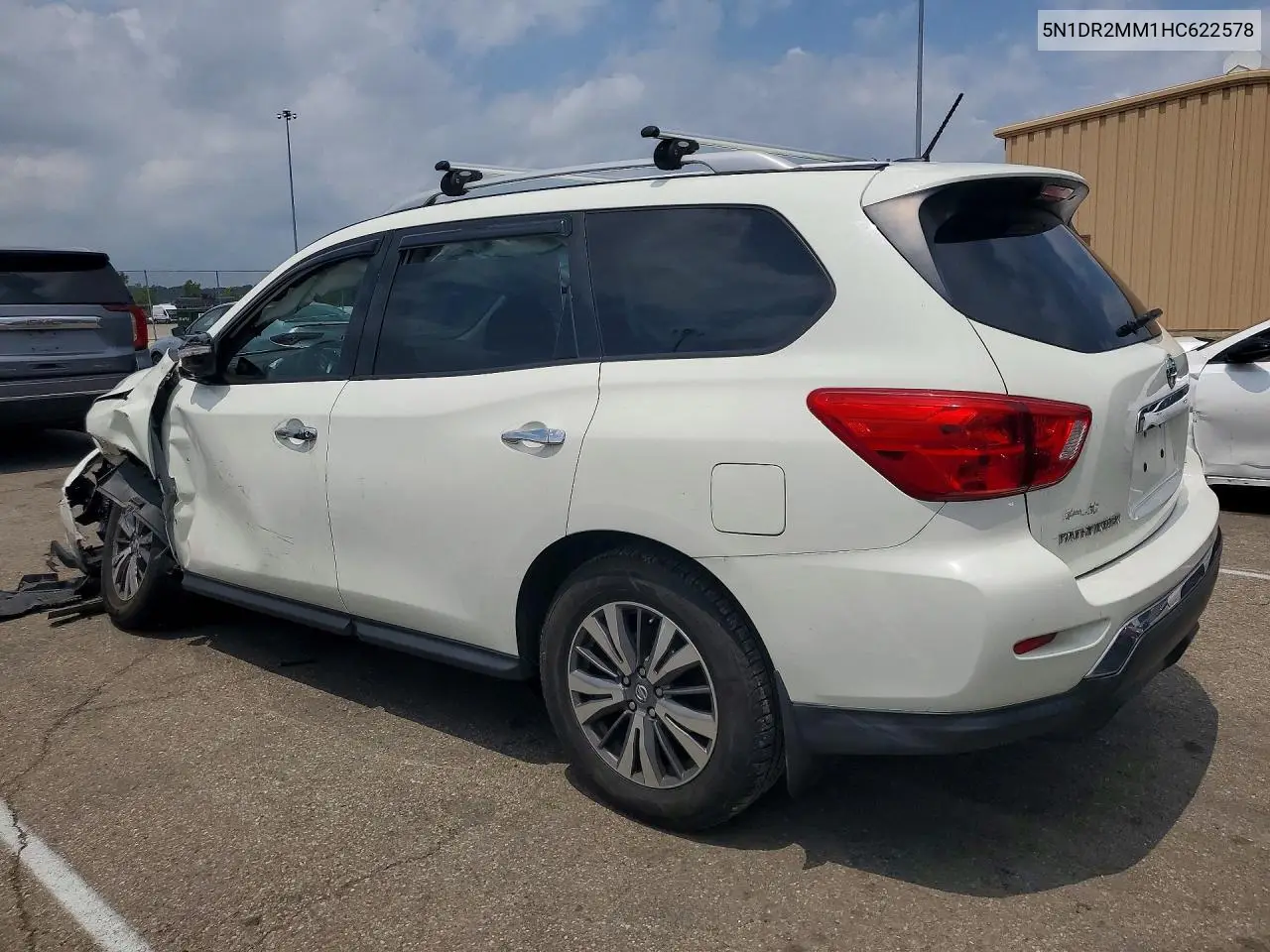 2017 Nissan Pathfinder S VIN: 5N1DR2MM1HC622578 Lot: 56806406