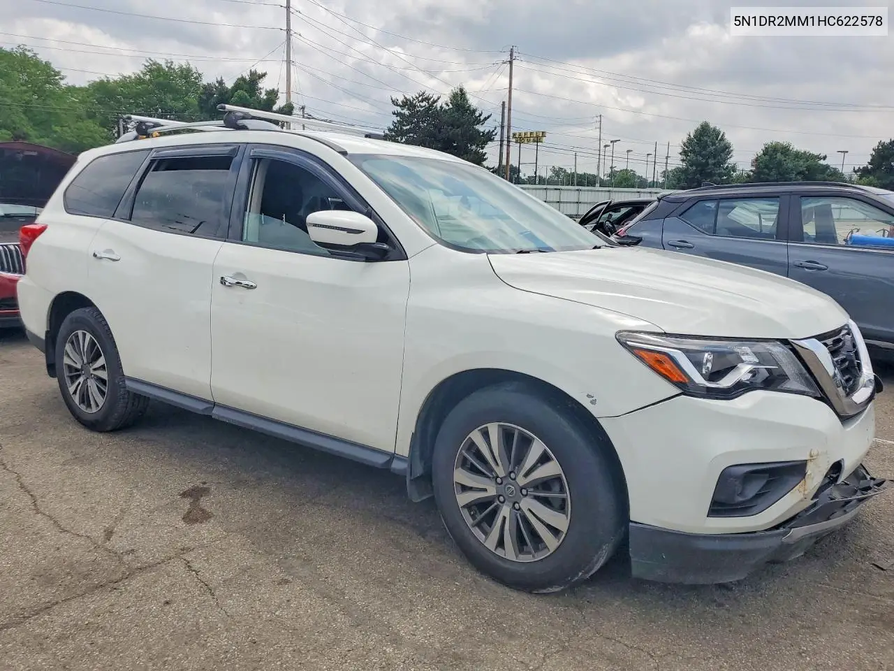 2017 Nissan Pathfinder S VIN: 5N1DR2MM1HC622578 Lot: 56806406