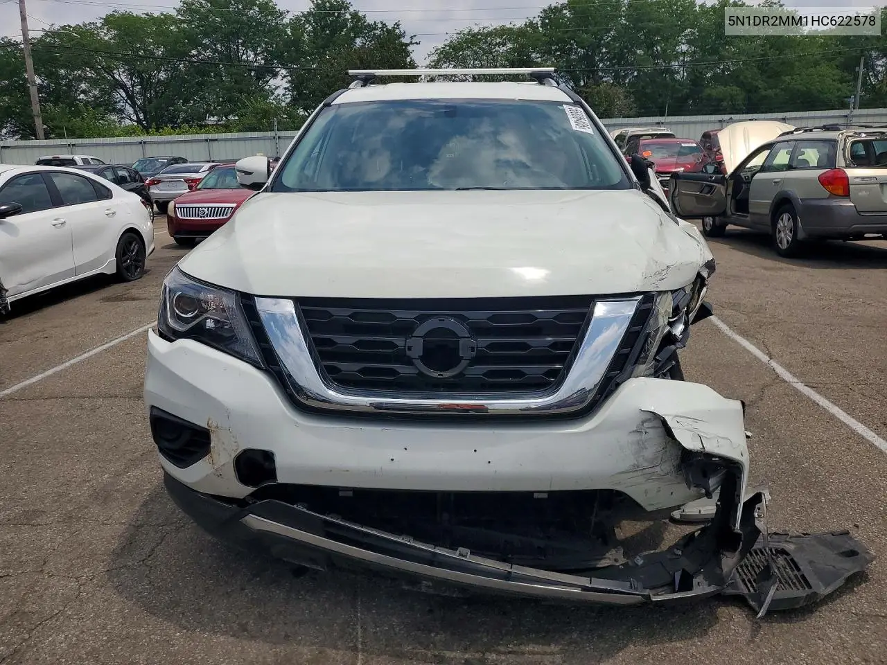 2017 Nissan Pathfinder S VIN: 5N1DR2MM1HC622578 Lot: 56806406