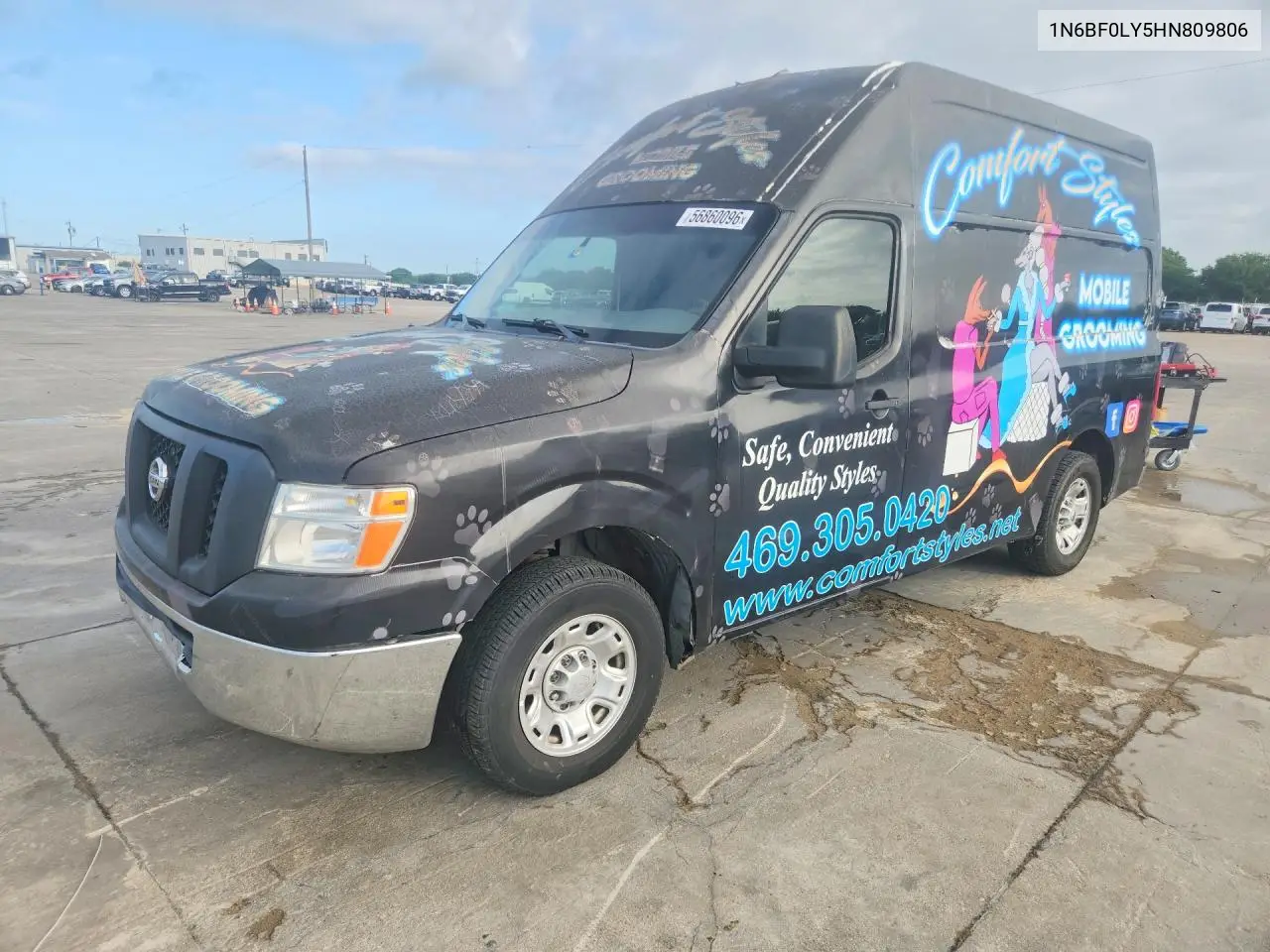 2017 Nissan Nv VIN: 1N6BF0LY5HN809806 Lot: 56860096