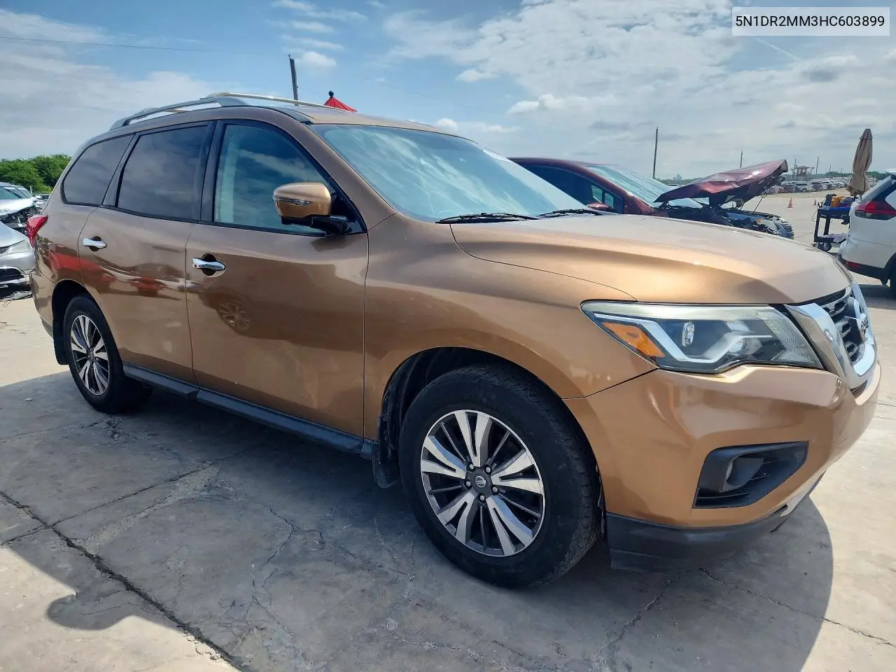 2017 Nissan Pathfinder Sl VIN: 5N1DR2MM3HC603899 Lot: 57260876