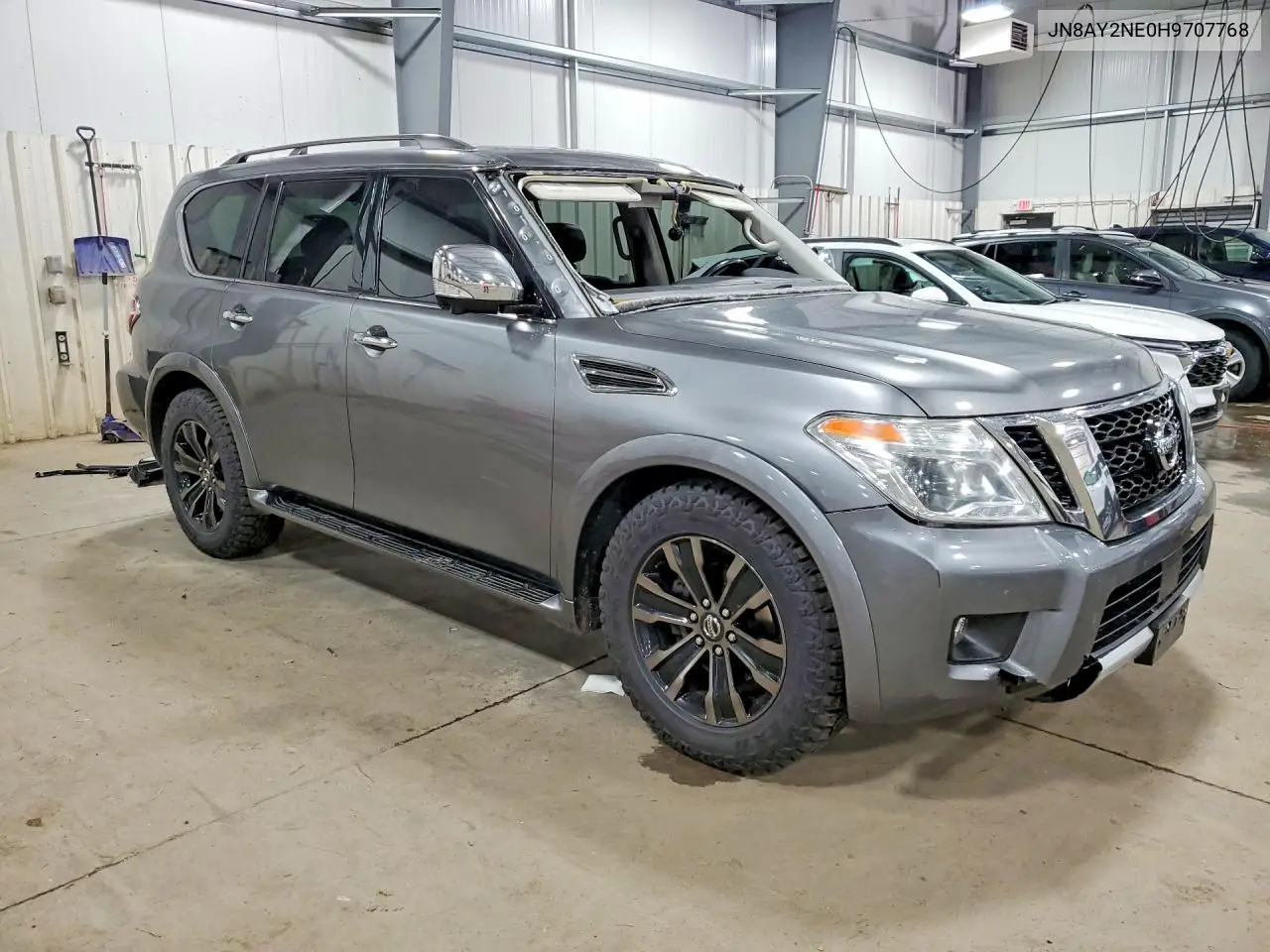 2017 Nissan Armada Platinum VIN: JN8AY2NE0H9707768 Lot: 57501736
