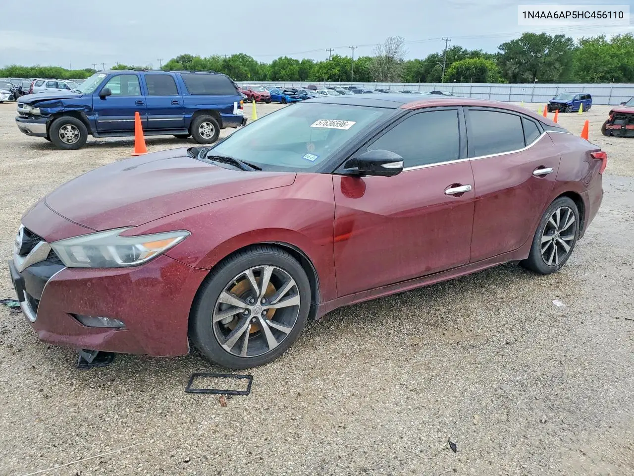 2017 Nissan Maxima Platinum VIN: 1N4AA6AP5HC456110 Lot: 57636596