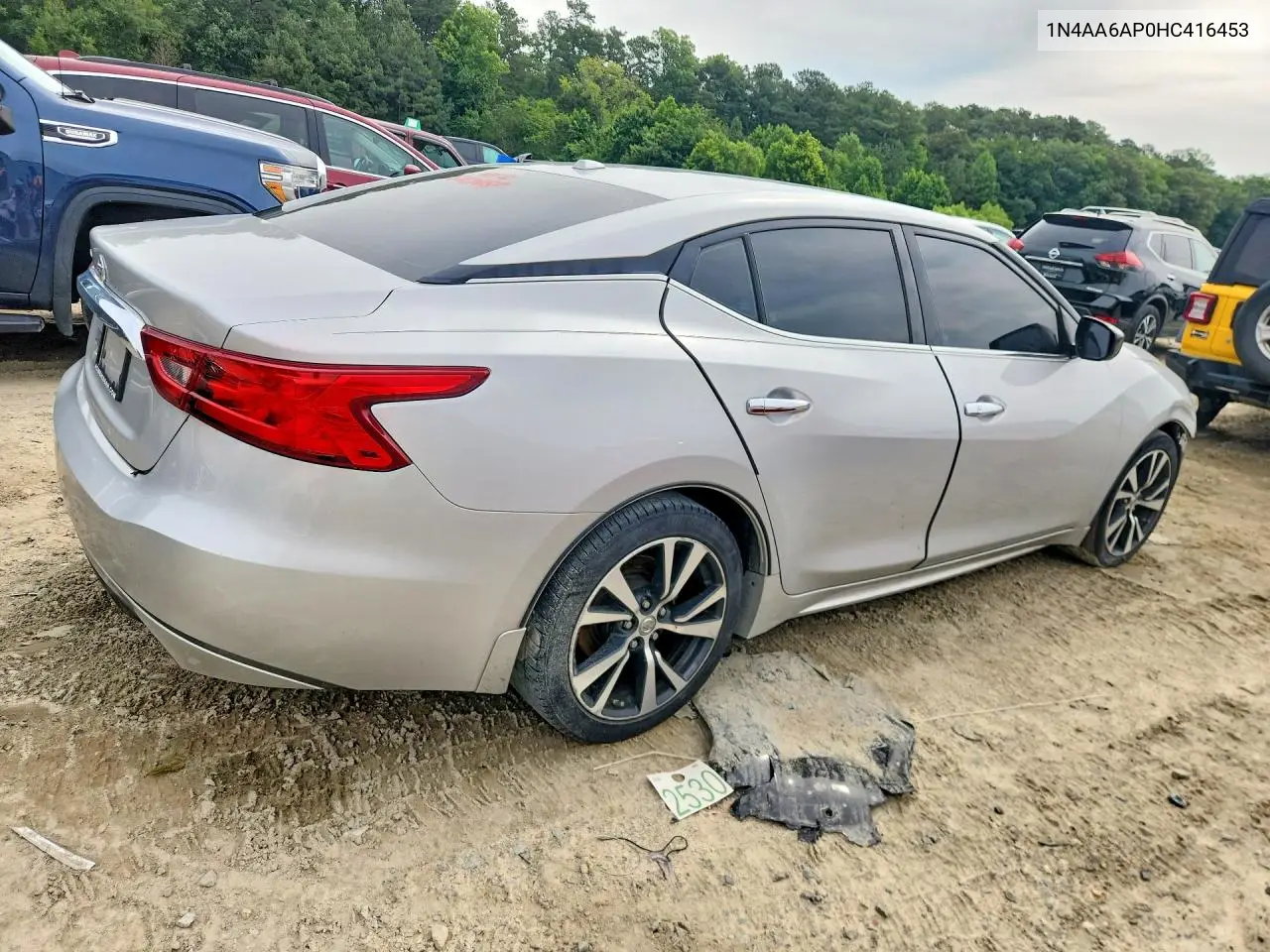2017 Nissan Maxima 3.5 S VIN: 1N4AA6AP0HC416453 Lot: 57943836