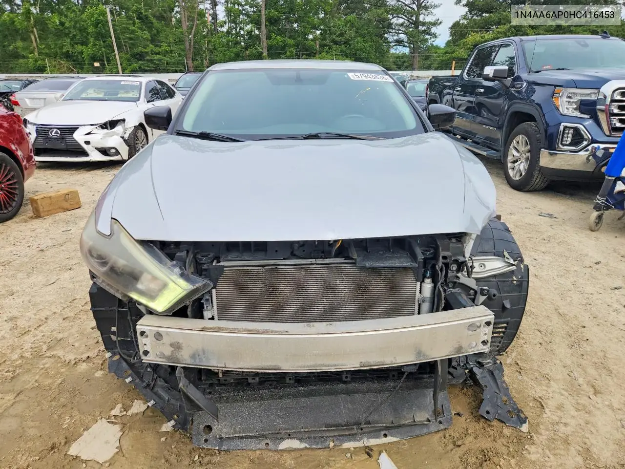 2017 Nissan Maxima 3.5 S VIN: 1N4AA6AP0HC416453 Lot: 57943836