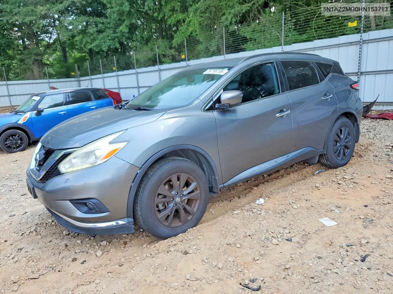 2017 Nissan Murano Sv VIN: 5N1AZ2MG0HN153713 Lot: 58798196