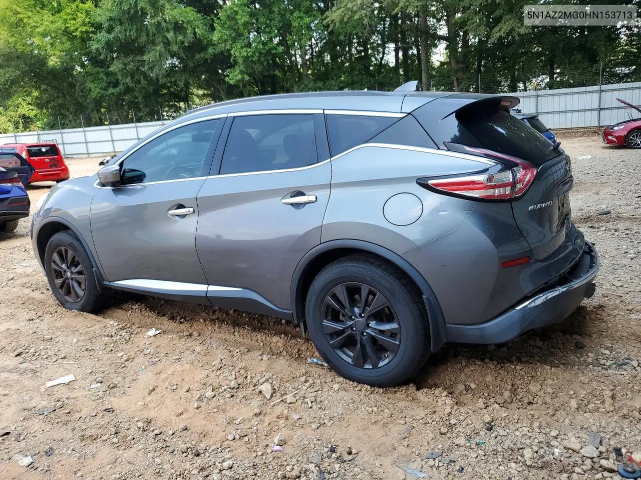 2017 Nissan Murano Sv VIN: 5N1AZ2MG0HN153713 Lot: 58798196