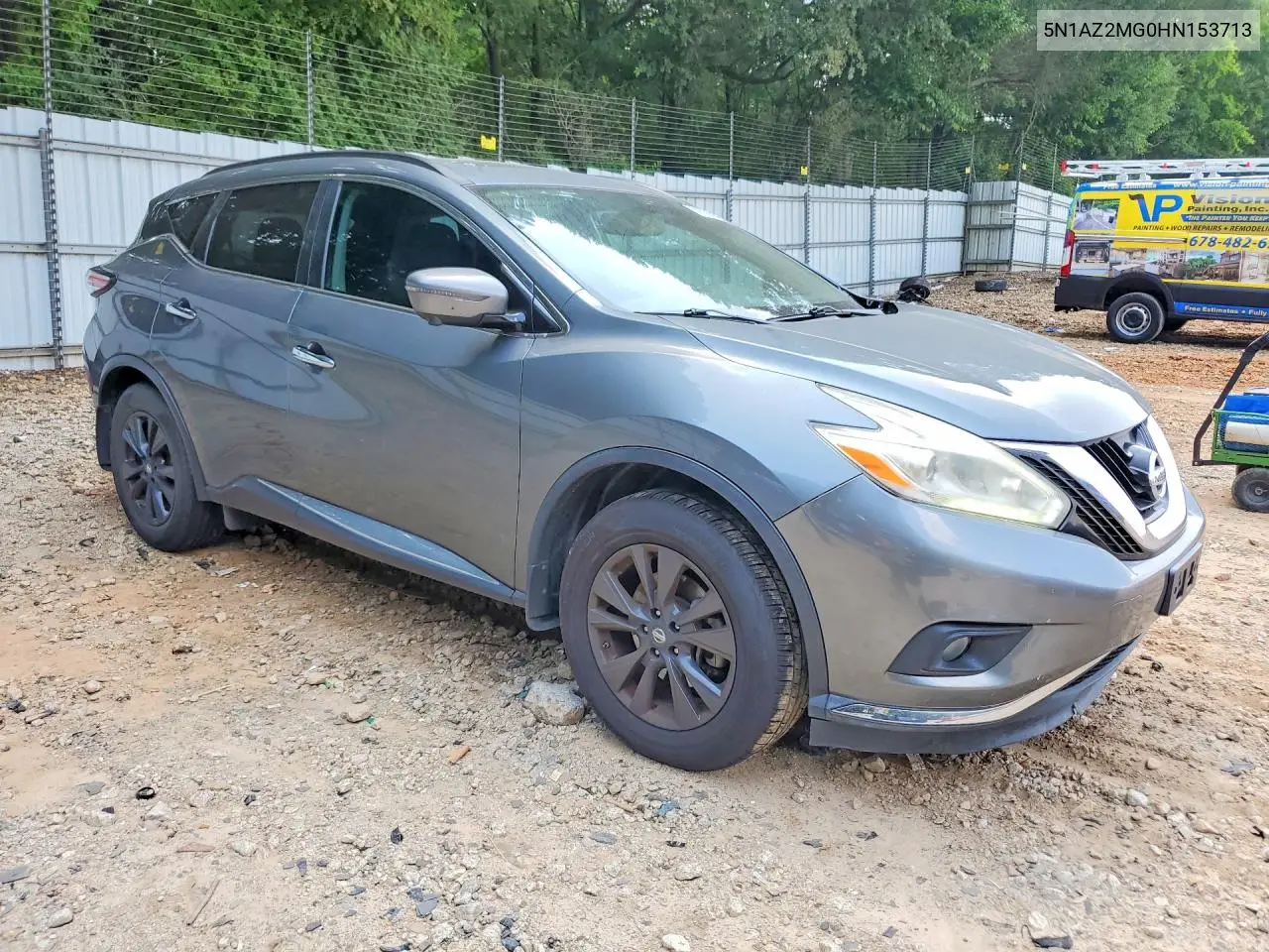 2017 Nissan Murano Sv VIN: 5N1AZ2MG0HN153713 Lot: 58798196