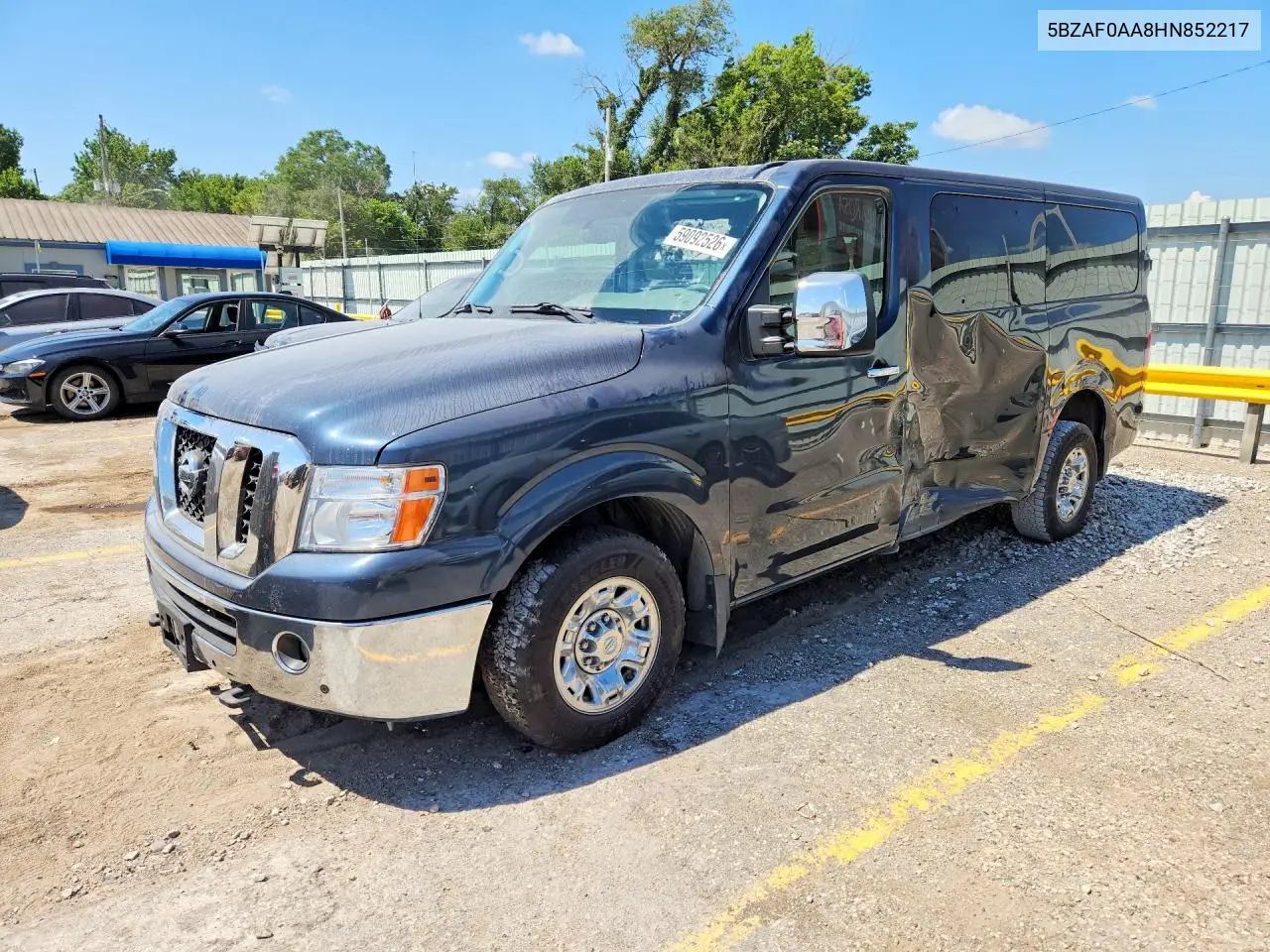 2017 Nissan Nv 3500 Hd Sl VIN: 5BZAF0AA8HN852217 Lot: 59092526