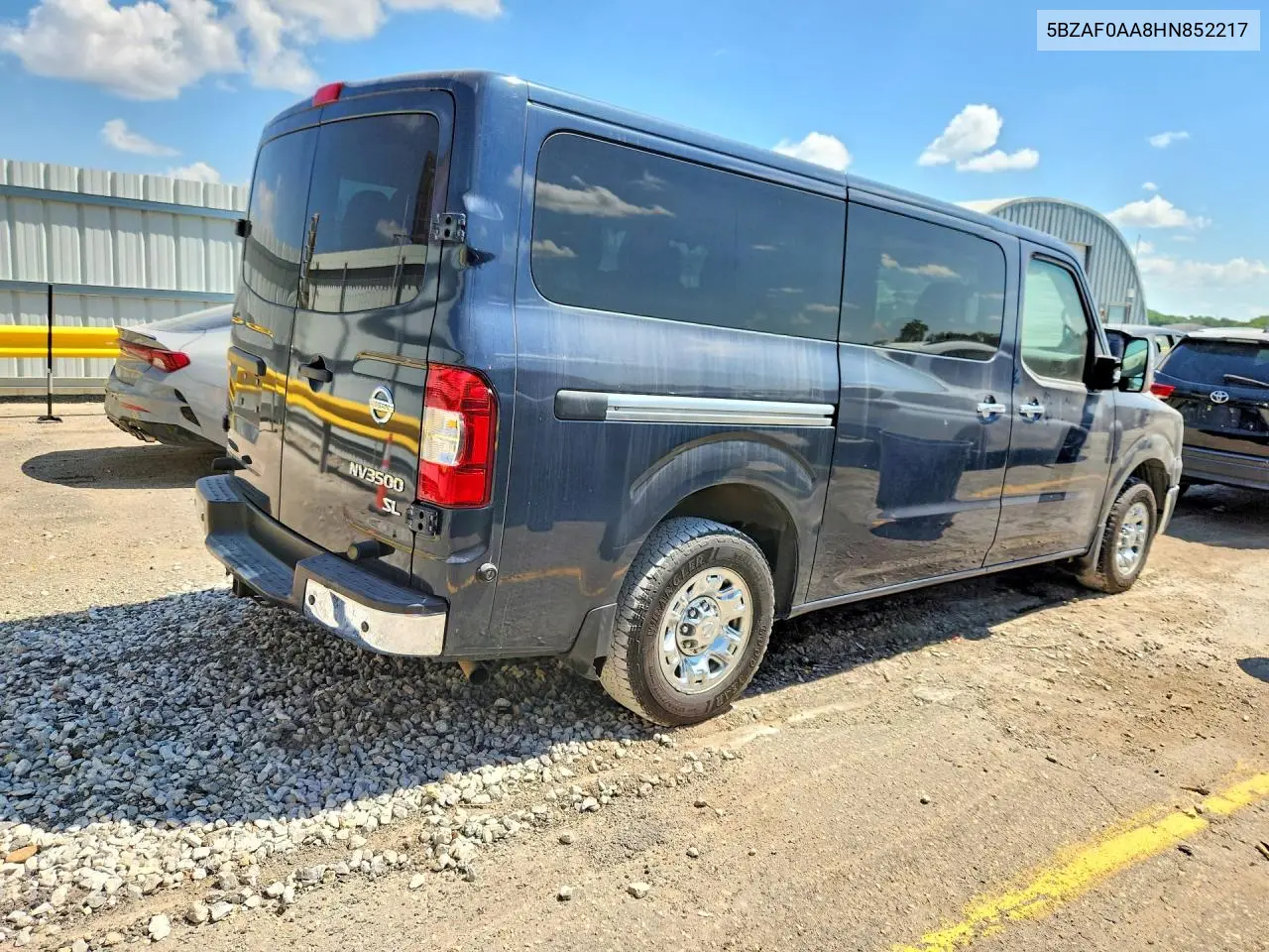 2017 Nissan Nv 3500 Hd Sl VIN: 5BZAF0AA8HN852217 Lot: 59092526