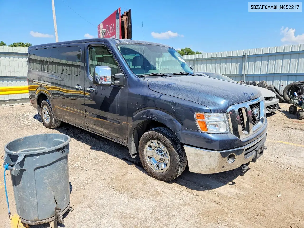 2017 Nissan Nv 3500 Hd Sl VIN: 5BZAF0AA8HN852217 Lot: 59092526