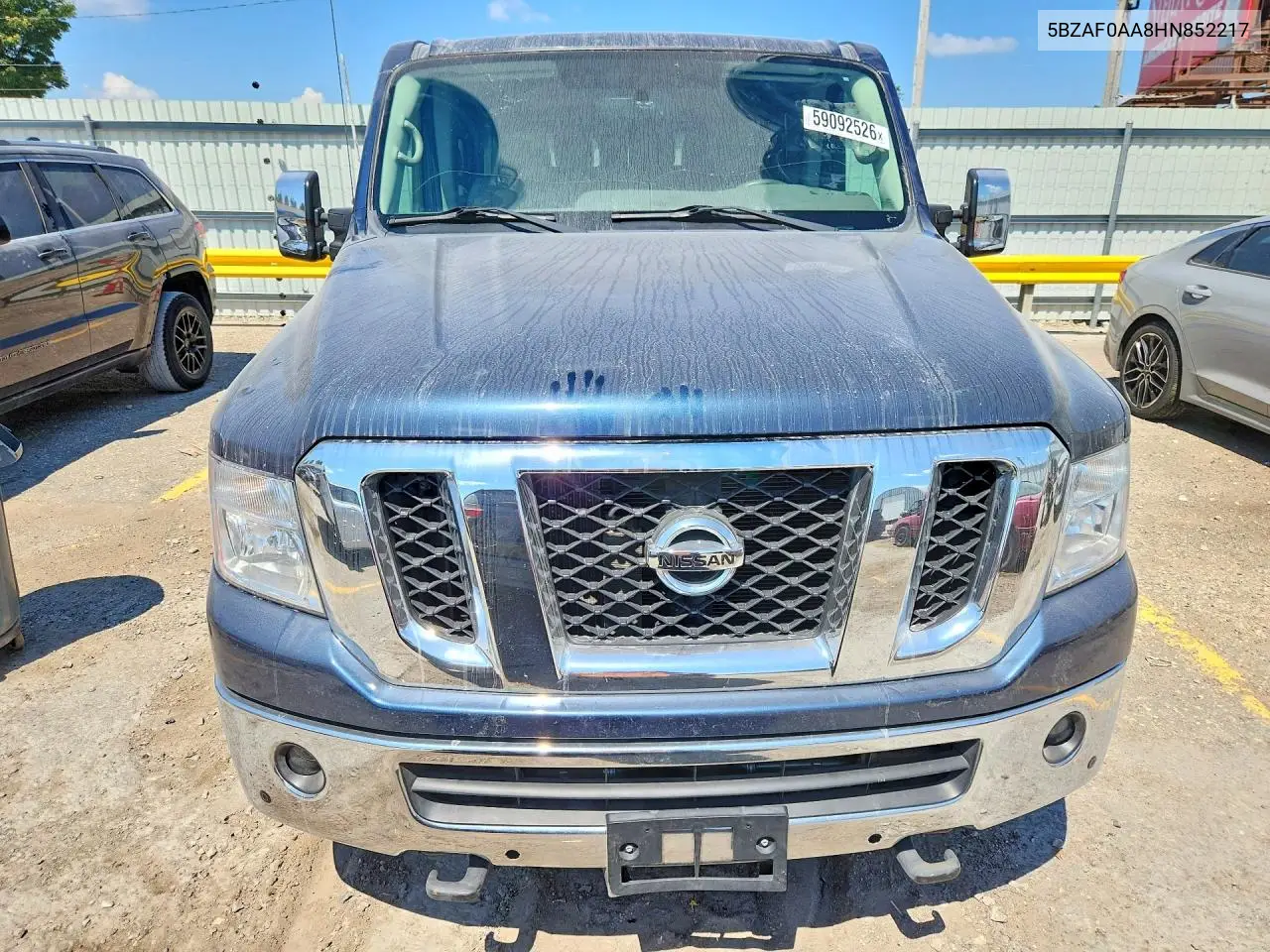 2017 Nissan Nv 3500 Hd Sl VIN: 5BZAF0AA8HN852217 Lot: 59092526