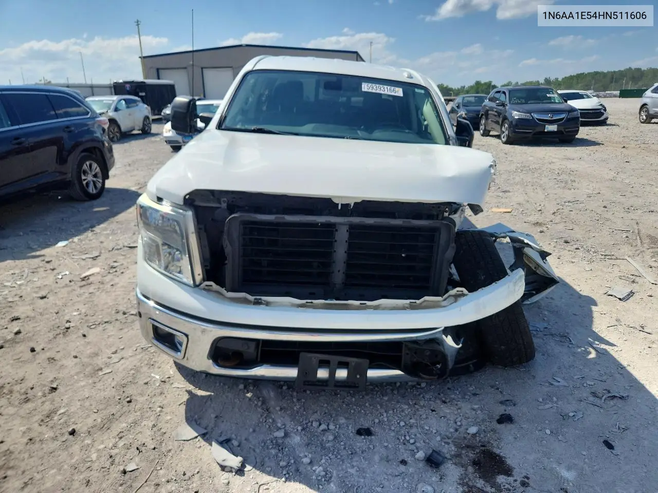 2017 Nissan Titan Sv VIN: 1N6AA1E54HN511606 Lot: 59393166
