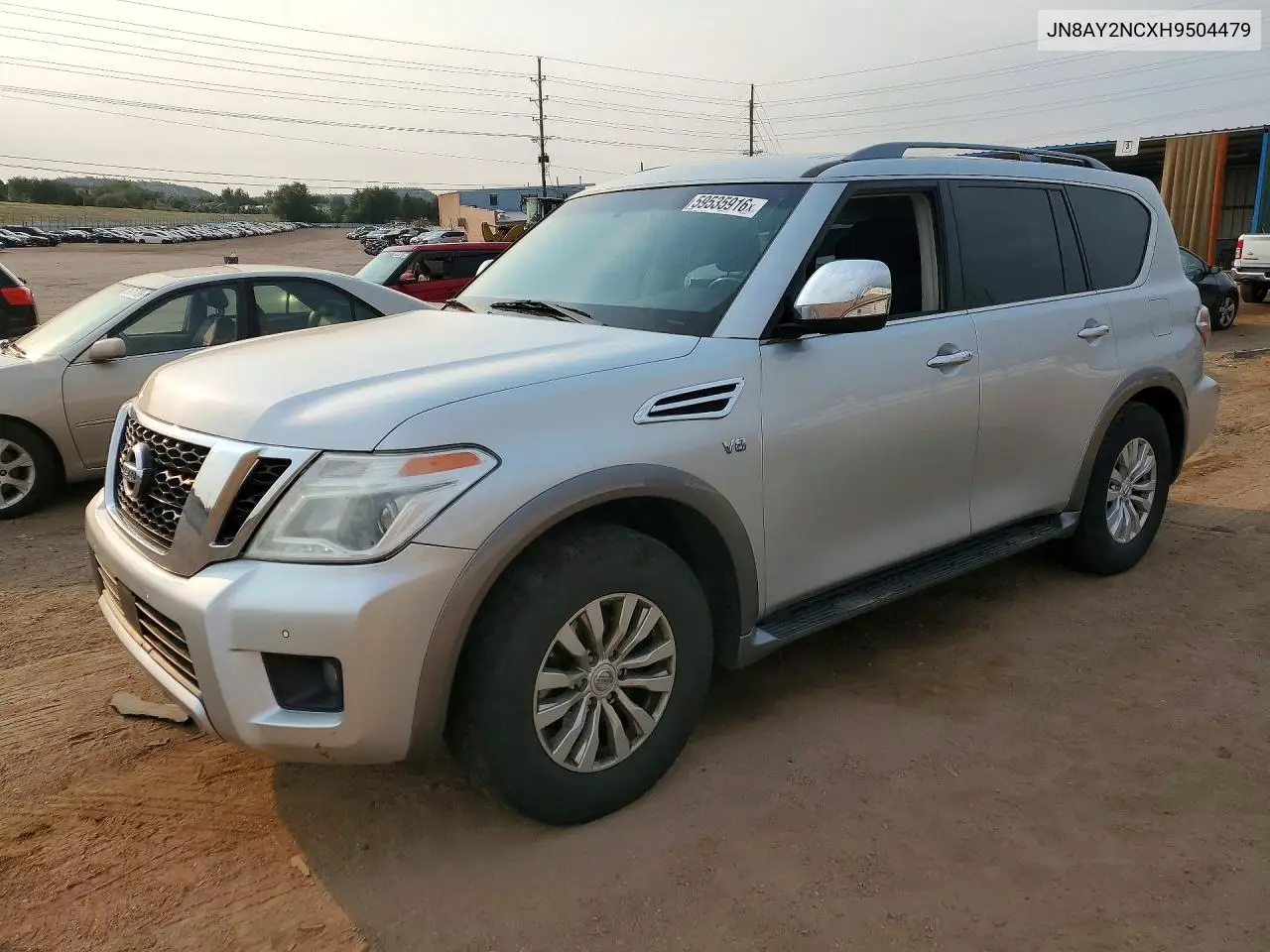 2017 Nissan Armada Sv VIN: JN8AY2NCXH9504479 Lot: 59535916