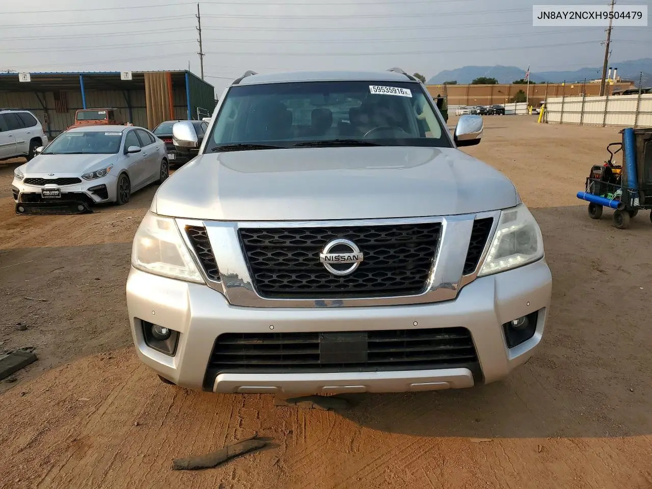 2017 Nissan Armada Sv VIN: JN8AY2NCXH9504479 Lot: 59535916